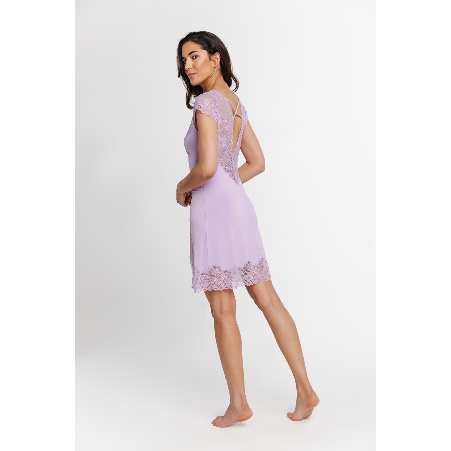 Nuisette micromodal escote profundo textura